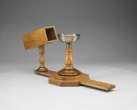 FK 0271
<br/>
Messingen klok met houten resonator op variabele afstand
<br/>
<em>Koenig, Rudolph, Parijs</em>